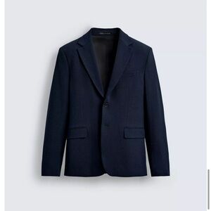 Zara Man NWT slim fit comfort suit blazer blue 1564/520